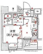 スパシエ新高円寺 301 間取り図