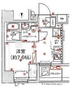 スパシエ新高円寺 501 間取り図