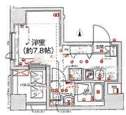 スパシエ新高円寺 503 間取り図