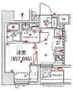 スパシエ新高円寺 601 間取り図