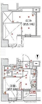 スパシエ新高円寺 802 間取り図
