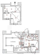 スパシエ新高円寺 901 間取り図