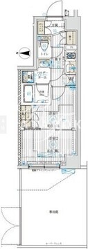 ブライズ中野哲学堂 201 間取り図