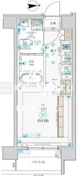 ブライズ中野哲学堂 406 間取り図