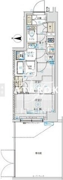 ブライズ中野哲学堂 501 間取り図
