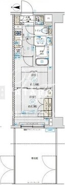 ブライズ中野哲学堂 603 間取り図