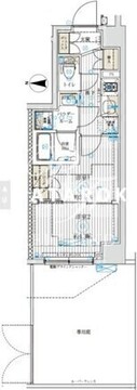 ブライズ中野哲学堂 801 間取り図