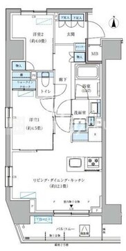 パークアクシス大森山王 901 間取り図