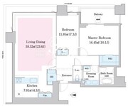 中野ステーションレジデンス 2501 間取り図