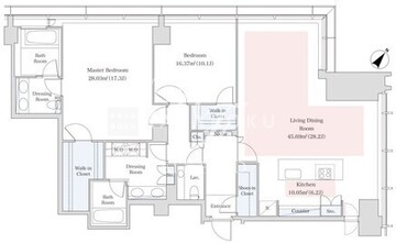 ラ・トゥール青葉台 2406 間取り図