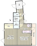 西馬込テラスコート 402 間取り図