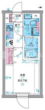 ジェノヴィア高円寺2 107 間取り図
