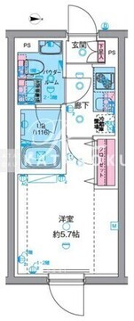 ジェノヴィア高円寺2 204 間取り図