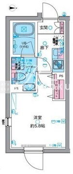 ジェノヴィア高円寺2 205 間取り図