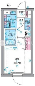 ジェノヴィア高円寺2 302 間取り図