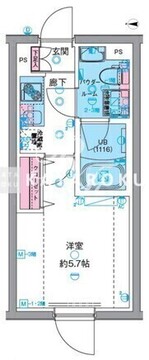 ジェノヴィア高円寺2 307 間取り図