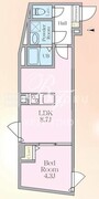 エルファーロ中野9 303 間取り図