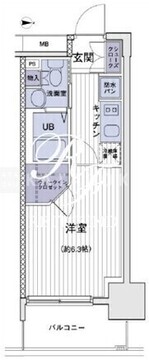 エスティメゾン大島 425 間取り図