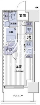 エスティメゾン大島 411 間取り図