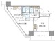 ブリリアタワー浜離宮 508 間取り図