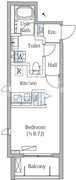 モクシオン渋谷西原 301 間取り図