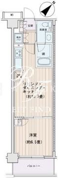 エスティメゾン豊洲レジデンス E-326 間取り図