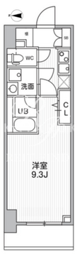 ザ・パームス熊野前 202 間取り図