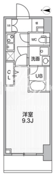ザ・パームス熊野前 203 間取り図