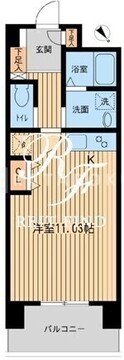 六本木ライズハウス 302 間取り図