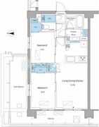 ルフォンプログレ高田馬場ノース 520 間取り図