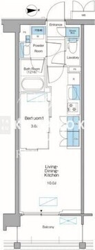 ルフォンプログレ高田馬場ノース 302 間取り図