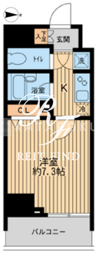 HF早稲田レジデンス 405 間取り図