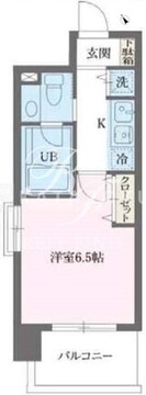 プライムアーバン早稲田 201 間取り図