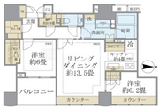 ザ・パークハウスグラン三番町26 504 間取り図