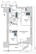 ブルックサイドレジデンス木場 1135 間取り図