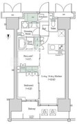 ブルックサイドレジデンス木場 1134 間取り図