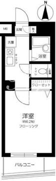リクレイシア西麻布 1-202 間取り図