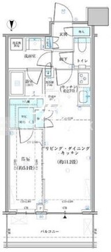 パークタワー勝どき S-905 間取り図
