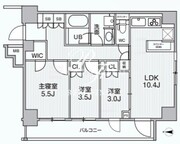 アリビス綾瀬 201 間取り図