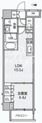 アリビス綾瀬 205 間取り図