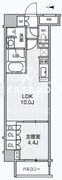 アリビス綾瀬 405 間取り図