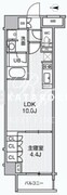 アリビス綾瀬 505 間取り図