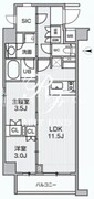 アリビス綾瀬 506 間取り図