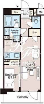 クレアティフ三軒茶屋 511 間取り図