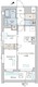 ブリリアイスト洗足池の杜 506 間取り図