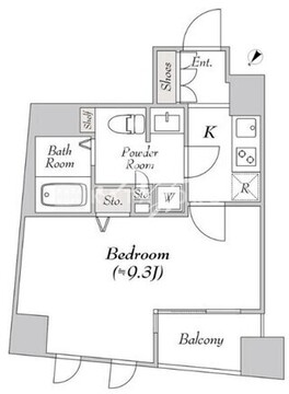 ミリアレジデンス日本橋人形町2 701 間取り図