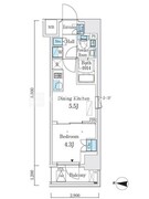 クインテット錦糸公園 201 間取り図 ?>