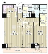 パーク・アヴェニュー神南 906 間取り図