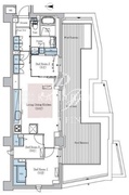 アーバネックス文京千駄木 501 間取り図