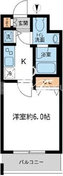 KDXレジデンス大島 605 間取り図